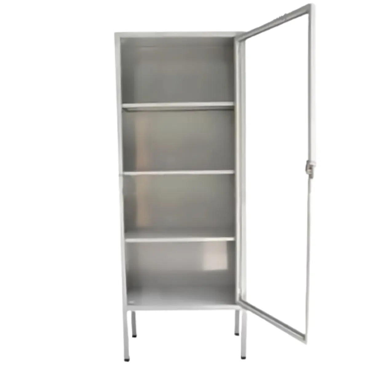 Vitrina Clínica con 4 Repisas y 1 Puerta de Vidrio